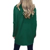 image:imageANRABESS Womens Oversized Turtleneck Batwing Long Sleeve Casual Cozy Baggy Knit Pullover Tunic Sweater 2026 Fall OutfitsGreen