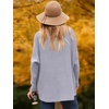 image:imageANRABESS Womens Oversized Turtleneck Batwing Long Sleeve Casual Cozy Baggy Knit Pullover Tunic Sweater 2026 Fall OutfitsLavender