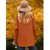 image:imageANRABESS Womens Oversized Turtleneck Batwing Long Sleeve Casual Cozy Baggy Knit Pullover Tunic Sweater 2026 Fall OutfitsOrange Rust
