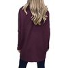 image:imageANRABESS Womens Oversized Turtleneck Batwing Long Sleeve Casual Cozy Baggy Knit Pullover Tunic Sweater 2026 Fall OutfitsPurple