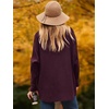 image:imageANRABESS Womens Oversized Turtleneck Batwing Long Sleeve Casual Cozy Baggy Knit Pullover Tunic Sweater 2026 Fall OutfitsPurple