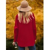 image:imageANRABESS Womens Oversized Turtleneck Batwing Long Sleeve Casual Cozy Baggy Knit Pullover Tunic Sweater 2026 Fall OutfitsRed