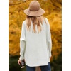 image:imageANRABESS Womens Oversized Turtleneck Batwing Long Sleeve Casual Cozy Baggy Knit Pullover Tunic Sweater 2026 Fall OutfitsWhite