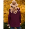 image:imageANRABESS Womens Oversized Turtleneck Batwing Long Sleeve Casual Cozy Baggy Knit Pullover Tunic Sweater 2026 Fall OutfitsWine Red