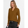 image:imageANRABESS Womens Polo V Neck Long Sleeve Sweaters Lightweight Dressy Casual Business Basic Knit Pullover Top 2026 Fall Outfits Royal Blue Large