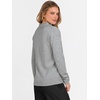 image:imageANRABESS Womens Polo V Neck Long Sleeve Sweaters Lightweight Dressy Casual Business Basic Knit Pullover Top 2026 Fall OutfitsGray
