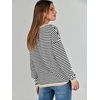 image:imageANRABESS Womens Striped Sweaters Long Sleeve Top Crewneck Color Block Casual Loose Knitted Pullover Shirts 2026 Fall OutfitsBlack White Apricot
