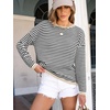 image:imageANRABESS Womens Striped Sweaters Long Sleeve Top Crewneck Color Block Casual Loose Knitted Pullover Shirts 2026 Fall OutfitsBlack White Apricot