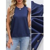 image:imageANRABESS Womens Sweater Vest Summer Sleeveless Crewneck Ribbed Knit Side Button Loose Pullover Tank Tops 2026 Fall OutfitsNavy Blue