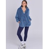 image:imageANRABESS Womens Sweatshirt Sherpa Fuzzy Fleece Zip Up Hoodies Cozy Pullover Soft Sweaters Tops 2026 Fall Trendy ClothesDeep Blue