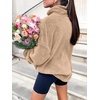 image:imageANRABESS Womens Sweatshirt Sherpa Fuzzy Fleece Zip Up Hoodies Cozy Pullover Soft Sweaters Tops 2026 Fall Trendy ClothesKhaki