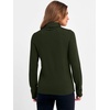 image:imageANRABESS Womens Turtleneck Long Sleeve Sweater Tops Casual Soft Knit Fit Lightweight Basic Pullover 2026 Fall Work OutfitsArmy Green