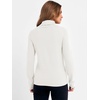 image:imageANRABESS Womens Turtleneck Long Sleeve Sweater Tops Casual Soft Knit Fit Lightweight Basic Pullover 2026 Fall Work OutfitsCream White