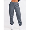 image:imageANRABESS Womens Two Piece Outfits Sweatsuit Lounge Set Long Sleeve Crewneck Sweatshirt Jogger Pants Tracksuit 2026 Fall SetsDark Grey