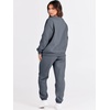image:imageANRABESS Womens Two Piece Outfits Sweatsuit Lounge Set Long Sleeve Crewneck Sweatshirt Jogger Pants Tracksuit 2026 Fall SetsDark Grey