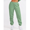 image:imageANRABESS Womens Two Piece Outfits Sweatsuit Lounge Set Long Sleeve Crewneck Sweatshirt Jogger Pants Tracksuit 2026 Fall SetsMint Green
