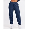 image:imageANRABESS Womens Two Piece Outfits Sweatsuit Lounge Set Long Sleeve Crewneck Sweatshirt Jogger Pants Tracksuit 2026 Fall SetsNavy Blue