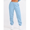 image:imageANRABESS Womens Two Piece Outfits Sweatsuit Lounge Set Long Sleeve Crewneck Sweatshirt Jogger Pants Tracksuit 2026 Fall SetsSky