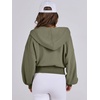 image:imageANRABESS Womens Zip Up Hoodie Cropped Sweatshirt  Soft Comfy Casual Jacket Workout amp Daily Wear Cute Y2K Clothes Fall Spring Transition OutfitsArmy Green