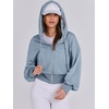 image:imageANRABESS Womens Zip Up Hoodie Cropped Sweatshirt  Soft Comfy Casual Jacket Workout amp Daily Wear Cute Y2K Clothes Fall Spring Transition OutfitsBlue