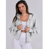 image:imageANRABESS Womens Zip Up Hoodie Cropped Sweatshirt  Soft Comfy Casual Jacket Workout amp Daily Wear Cute Y2K Clothes Fall Spring Transition OutfitsGrey