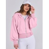 image:imageANRABESS Womens Zip Up Hoodie Cropped Sweatshirt  Soft Comfy Casual Jacket Workout amp Daily Wear Cute Y2K Clothes Fall Spring Transition OutfitsPink