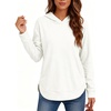 image:imageANRABESS Womens Fashion Hoodie with Pockets  Comfy Fleece SweatshirtHighLow Hem Pullover Casual Loose FitWork amp Travel amp Everyday Wear OutfitsFall Winter ClothesWhite