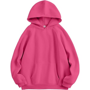 image:imageANRABESS Women Hoodies Oversized Fleece Long Sleeve Comfy Casual Basic Pullover Sweatshirts 2026 Fall Outfits Y2K ClothesHot Pink