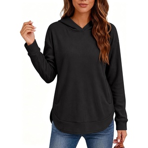 image:imageANRABESS Womens Fashion Hoodie with Pockets  Comfy Fleece SweatshirtHighLow Hem Pullover Casual Loose FitWork amp Travel amp Everyday Wear OutfitsFall Winter ClothesBlack