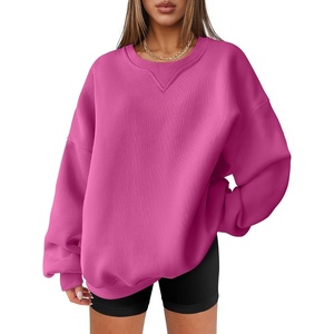 image:imageANRABESS Womens Oversized Sweatshirts Hoodies Crewneck Fleece Pullover Sweaters 2026 Fall Outfits Teen Girls Winter ClothesHotpink