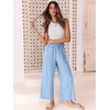image:imageANRABESS Women Linen Pants Casual Loose High Waist Boho Wide Leg Cropped Palazzo Beach Pants Summer Outfits 2026 TrendySky