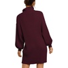 image:imageANRABESS Women Oversized Sweater Dress Turtleneck Batwing Long Sleeve Ribbed Knit Loose 2026 Fall Winter Casual Short DressWine