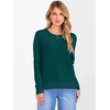 image:imageANRABESS Womens 100 Wool Sweaters Crewneck Long Sleeve Work Business Casual Basic Sweater Tops 2026 Fall OutfitsLake
