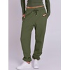 image:imageANRABESS Womens 2 Piece Sweatsuits Long Sleeve Tight Shirt Tops Joggers Fleece Sweatpants Sets 2026 Fall Sweat Lounge OutfitsArmy Green