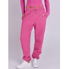 image:imageANRABESS Womens 2 Piece Sweatsuits Long Sleeve Tight Shirt Tops Joggers Fleece Sweatpants Sets 2026 Fall Sweat Lounge OutfitsHot Pink