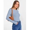 image:imageANRABESS Womens Boat Neck Long Sleeve Shirts Rib Knit Slim Fitting Tops Basic Tees 2026 Casual Comfy Fall Outfits ClothesGrey Blue