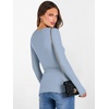 image:imageANRABESS Womens Boat Neck Long Sleeve Shirts Rib Knit Slim Fitting Tops Basic Tees 2026 Casual Comfy Fall Outfits ClothesGrey Blue