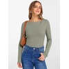 image:imageANRABESS Womens Boat Neck Long Sleeve Shirts Rib Knit Slim Fitting Tops Basic Tees 2026 Casual Comfy Fall Outfits ClothesSaga Green