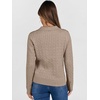 image:imageANRABESS Womens Cable Knit Sweaters Long Sleeve V Neck Sweater Tops Casual Pullover Polo Shirts Fall Fashion OutfitsBright Tan