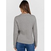 image:imageANRABESS Womens Cable Knit Sweaters Long Sleeve V Neck Sweater Tops Casual Pullover Polo Shirts Fall Fashion OutfitsGrey