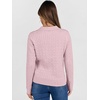 image:imageANRABESS Womens Cable Knit Sweaters Long Sleeve V Neck Sweater Tops Casual Pullover Polo Shirts Fall Fashion OutfitsPink