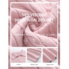 image:imageANRABESS Womens Cable Knit Sweaters Long Sleeve V Neck Sweater Tops Casual Pullover Polo Shirts Fall Fashion OutfitsPink