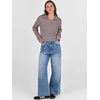 image:imageANRABESS Womens Cable Knit Sweaters Long Sleeve V Neck Sweater Tops Casual Pullover Polo Shirts Fall Fashion OutfitsPurple Taupe
