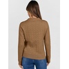 image:imageANRABESS Womens Cable Knit Sweaters Long Sleeve V Neck Sweater Tops Casual Pullover Polo Shirts Fall Fashion OutfitsTan