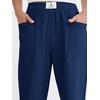 image:imageANRABESS Womens Casual Pants 2026 Summer Loose Fit Lounge Pants with Pockets High Waisted Elastic Waist Straight Leg Trousers Navy Blue L