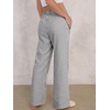 image:imageANRABESS Womens Gingham Striped Pants  Casual Lounge Pajama Bottoms for Home Sleep Daily WearBlack White Stripe