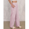 image:imageANRABESS Womens Gingham Striped Pants  Casual Lounge Pajama Bottoms for Home Sleep Daily WearPink White Stripe