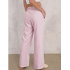 image:imageANRABESS Womens Gingham Striped Pants  Casual Lounge Pajama Bottoms for Home Sleep Daily WearPink White Stripe