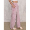 image:imageANRABESS Womens Gingham Striped Pants  Casual Lounge Pajama Bottoms for Home Sleep Daily WearRed White Stripe