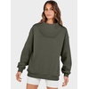 image:imageANRABESS Womens Oversized Sweatshirts Turtleneck Pullover Long Sleeve Hoodies Tops 2026 Fall Fashion Preppy OutfitsArmygreen